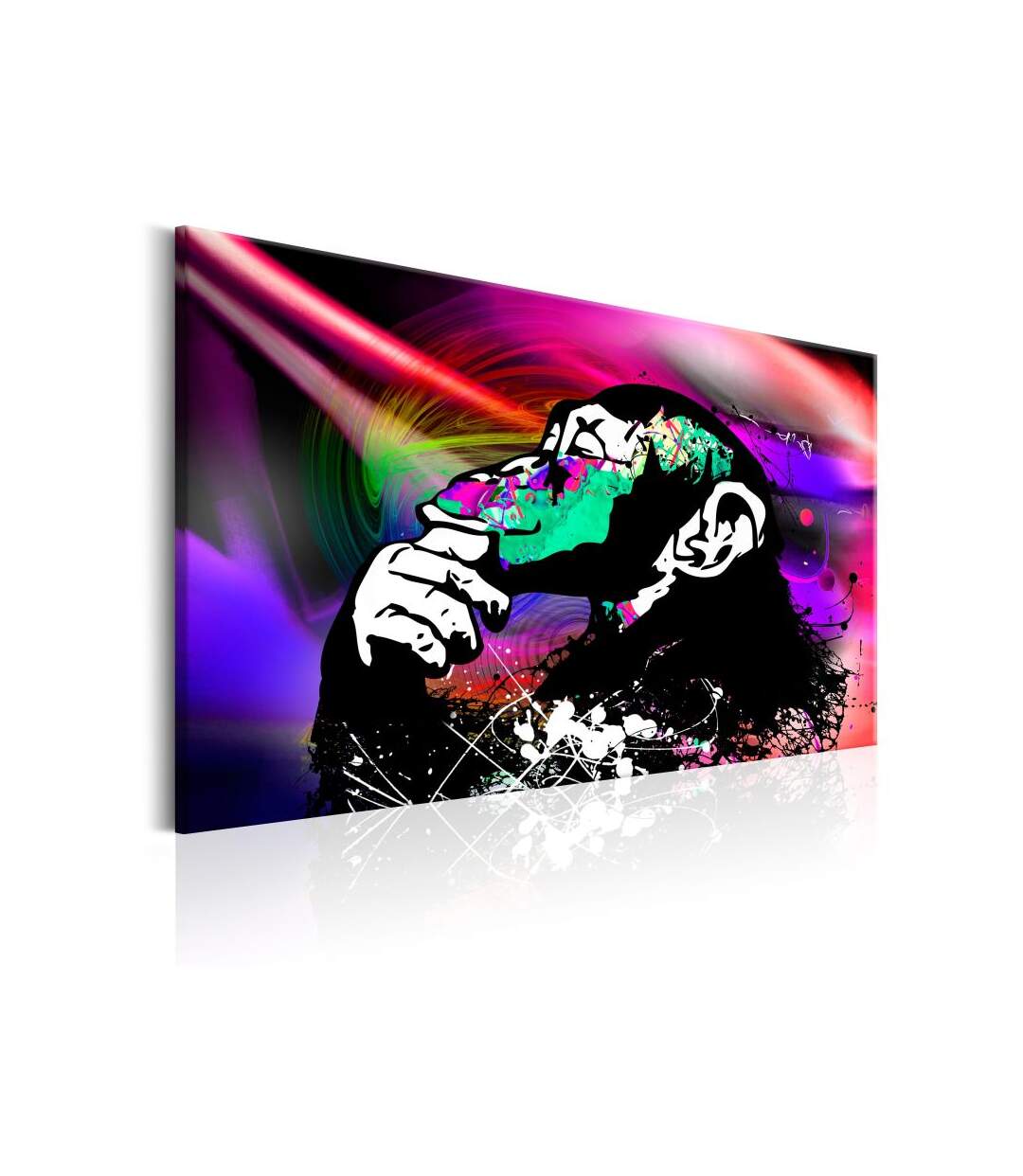 Paris Prix - Tableau Imprimé colourful Party 40x60cm