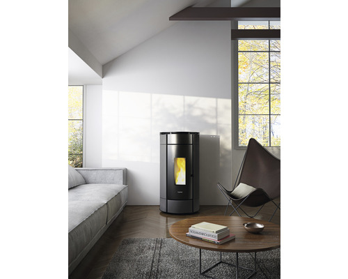 FreePoint Globe pelletkachel 10,5 kW antraciet