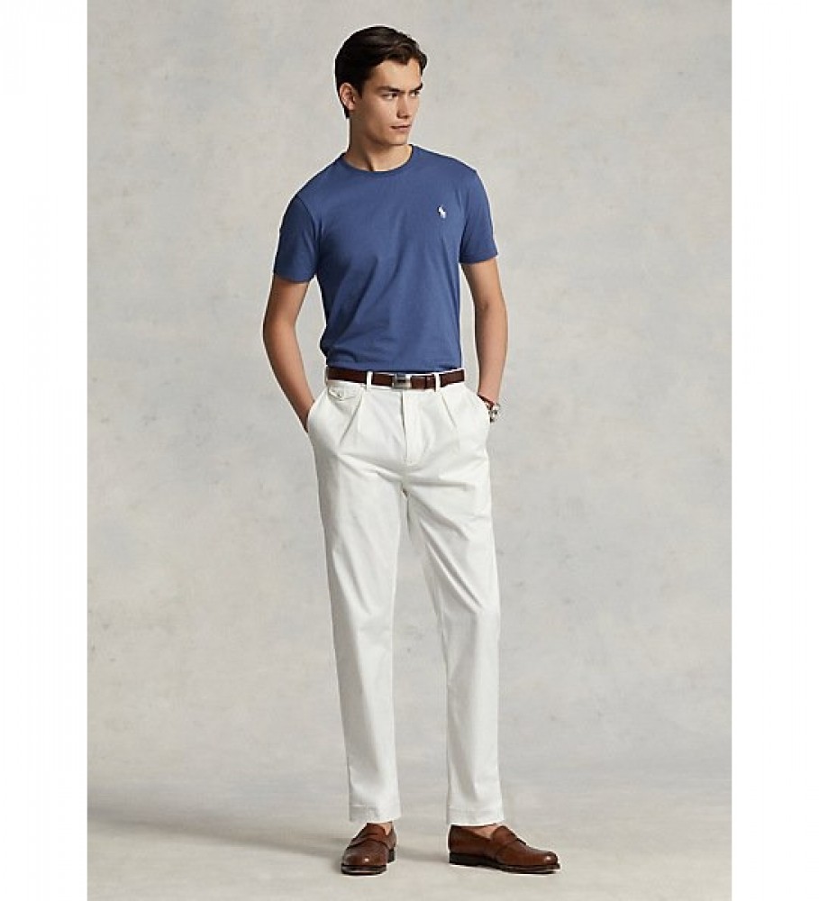 Ralph Lauren Camiseta de punto Custom Slim Fit azul liloso