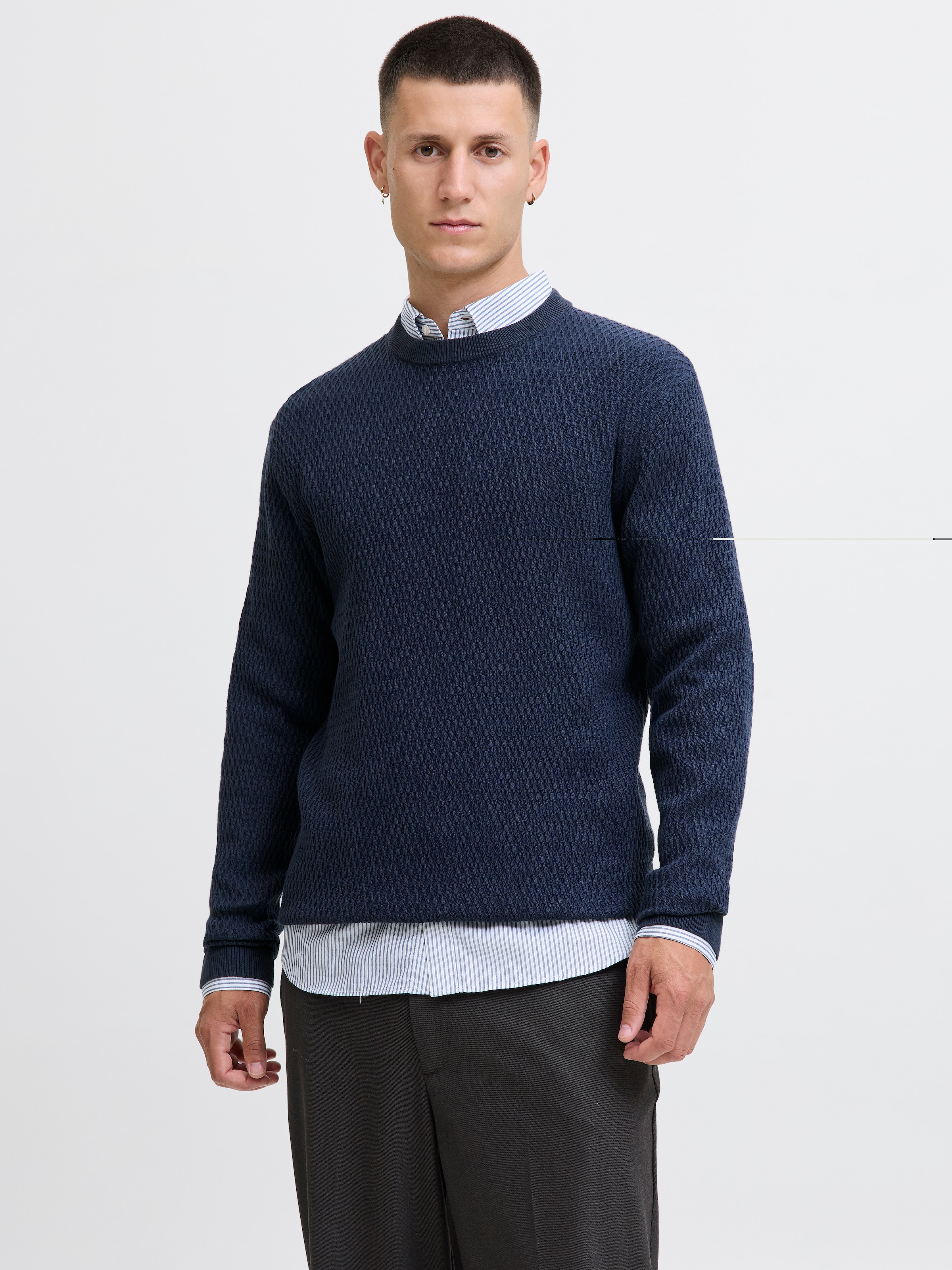Jack & Jones Strickpullover »JPRBLAREAGAN KNIT CREW NECK«