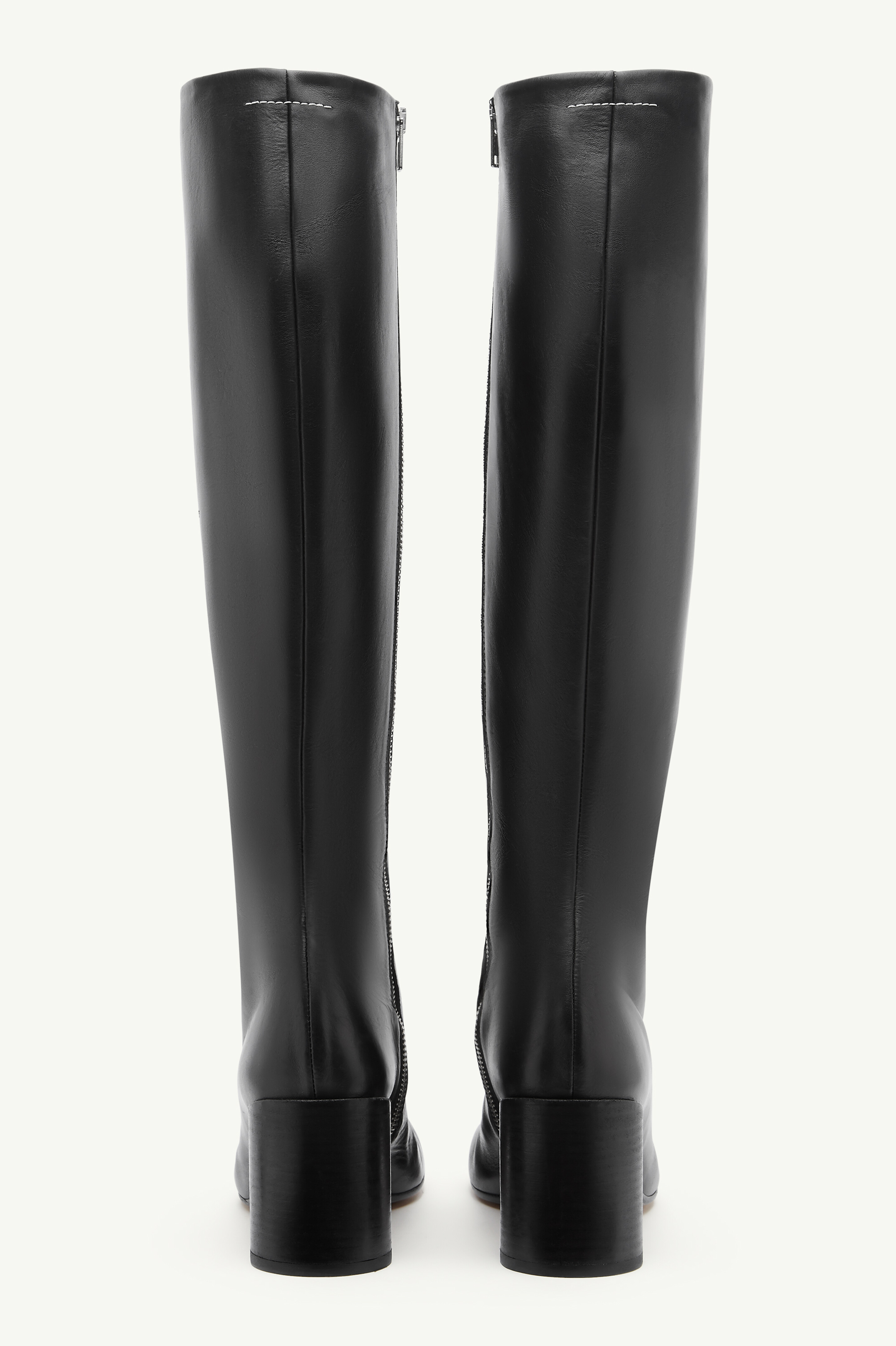 Bottes en cuir Stitch-out