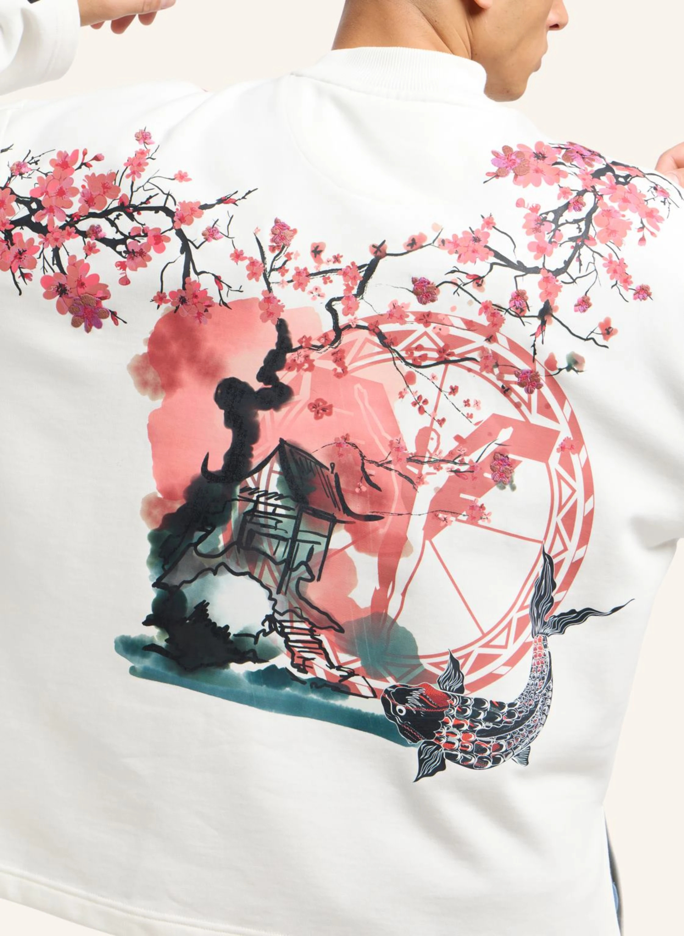 CARLO COLUCCI Unisex Sweatshirt - From Milano to Tokyo DRAGOGNA