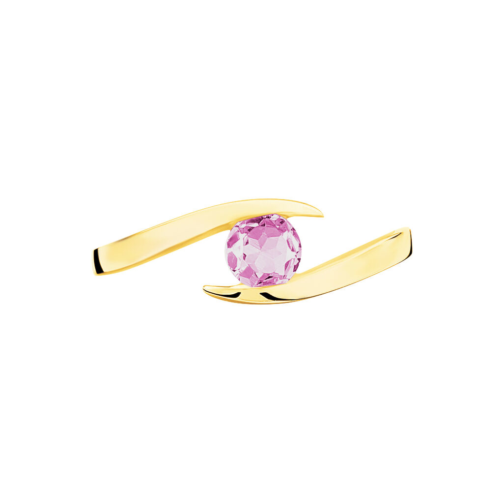 Bague Tiphaine Or Jaune Saphir
