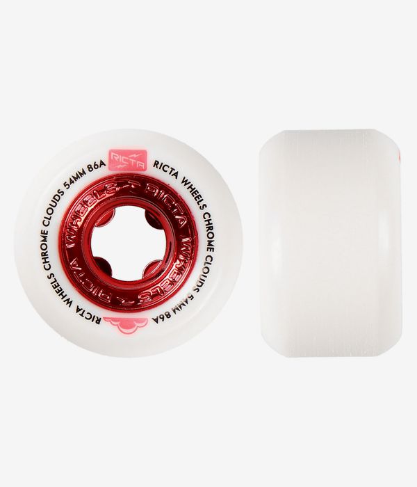 Ricta Chrome Clouds Rollen (red white) 54mm 4er Pack 86A