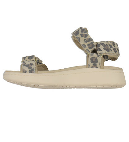 Woden Sandalen - Line Suede - Leopard