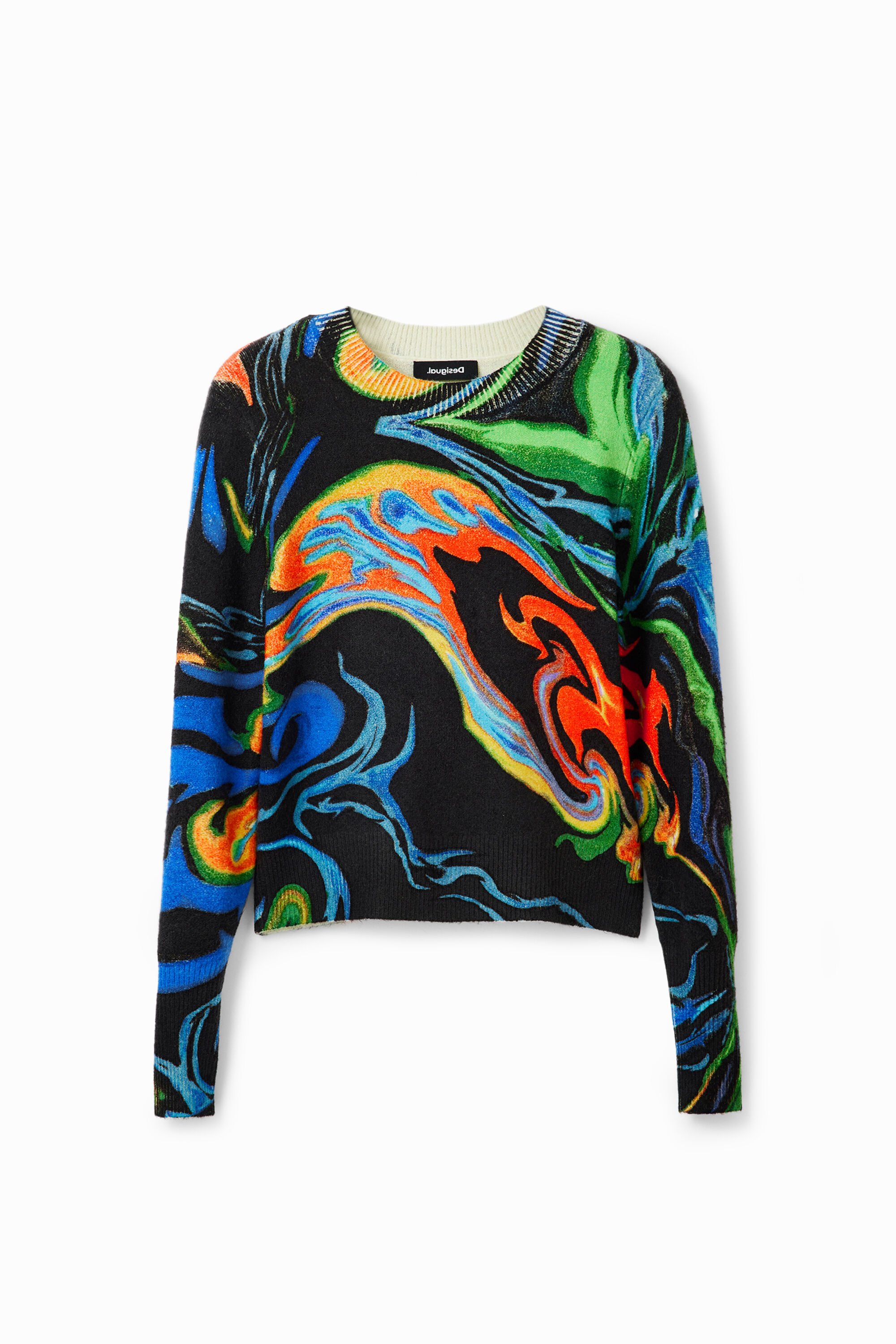 Pull marbré