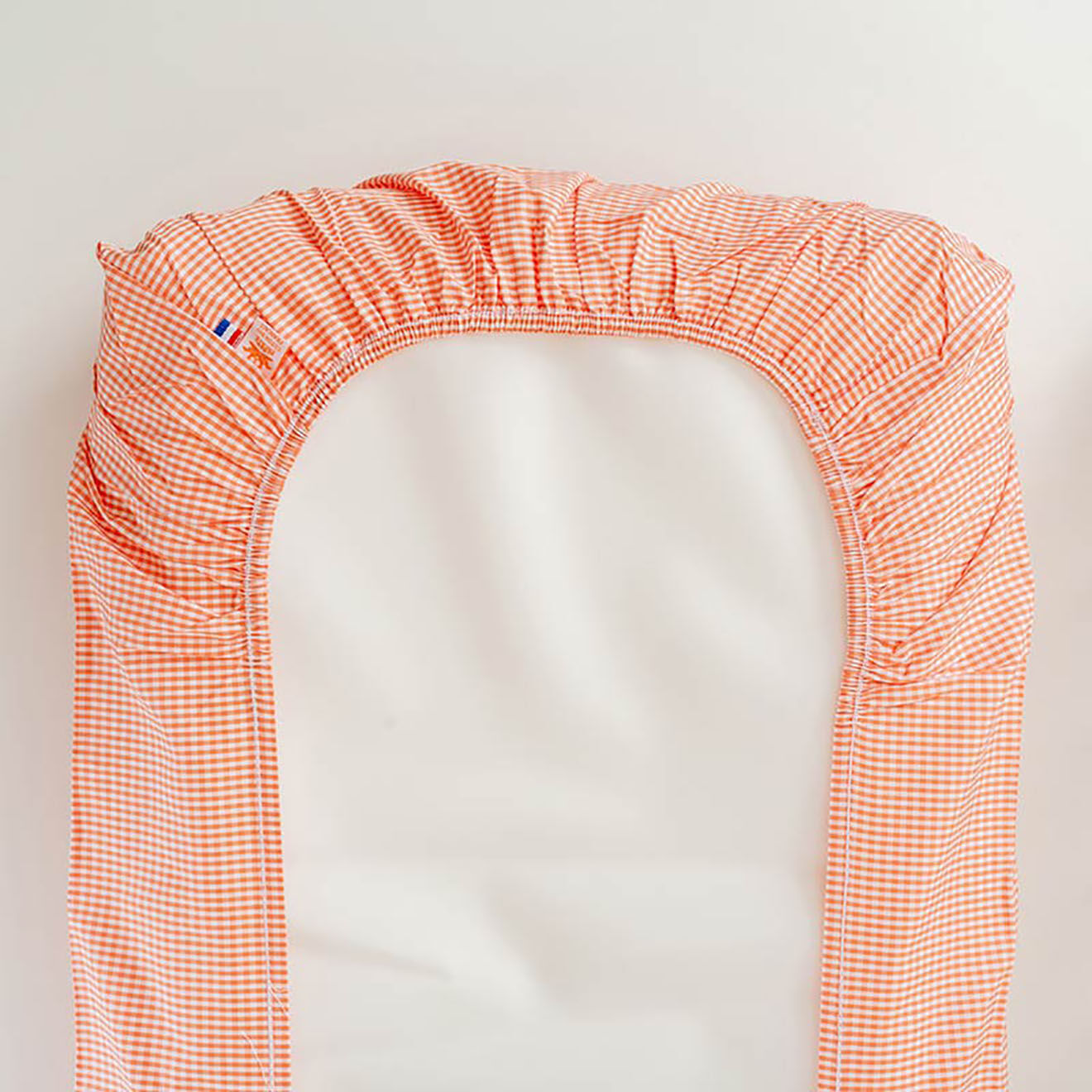 Papate Housse de Matelas à Langer en Coton Bio vichy - 50x70 cm