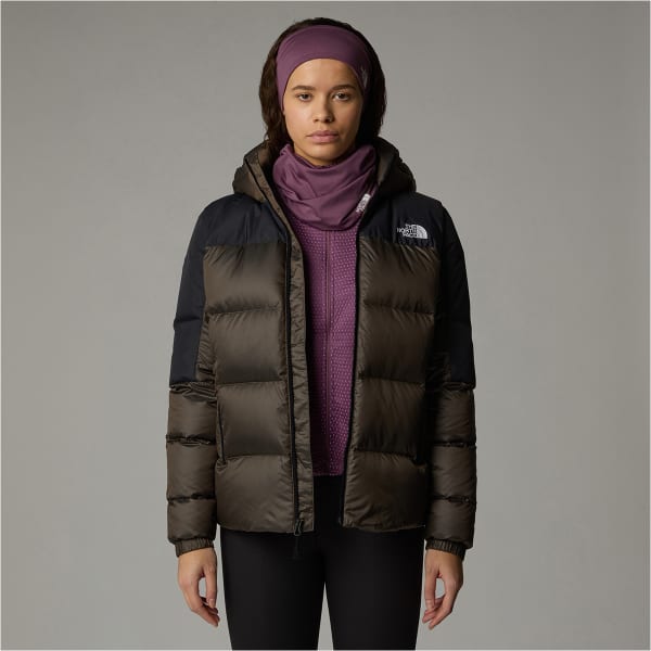 Doudoune THE NORTH FACE W DIABLO DOWN 2.0 HOODIE SMOKEY BROWN BLACK HEATHER/TNF BLACK