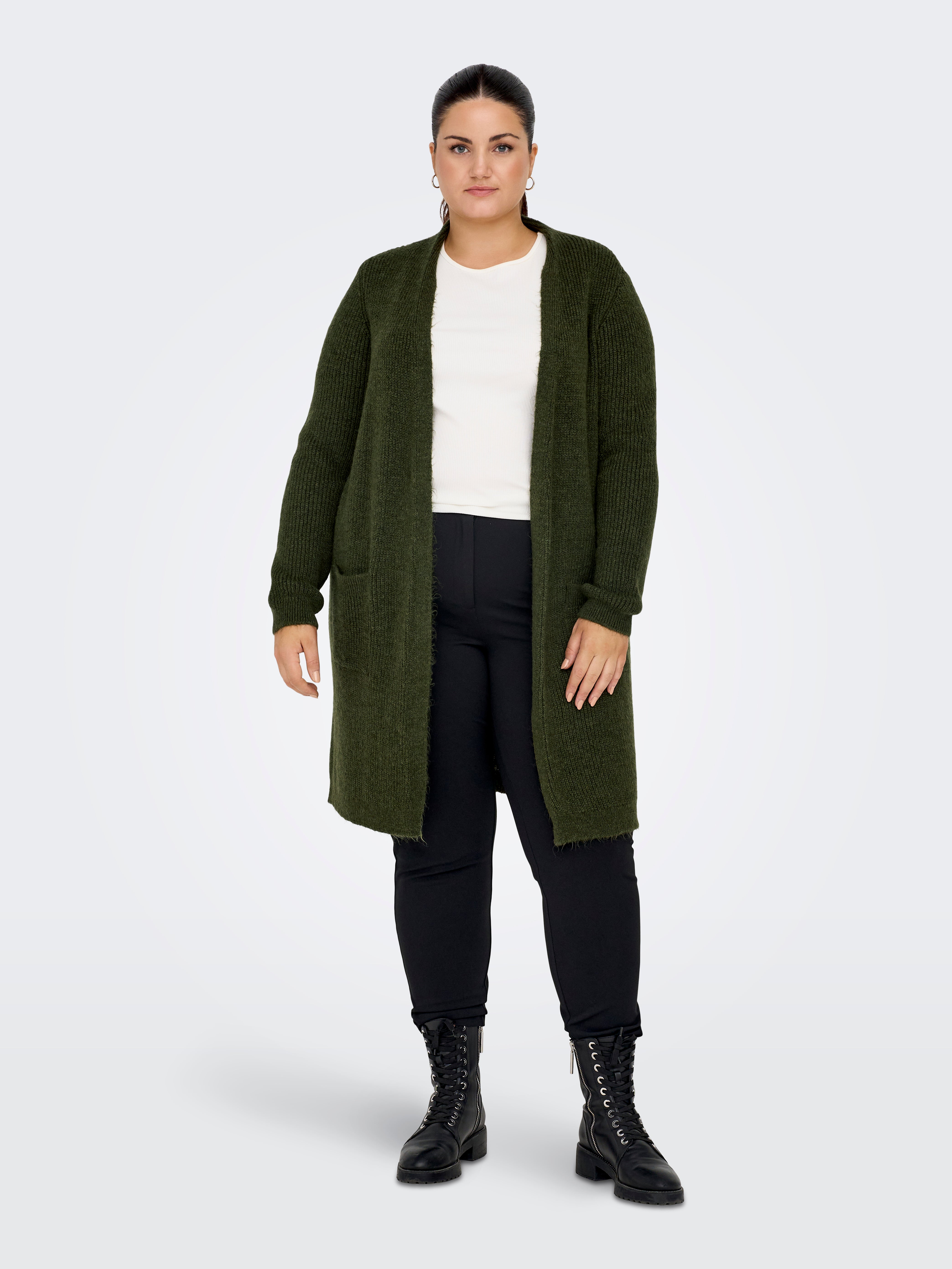 CARJADE Strickjacke Khaki