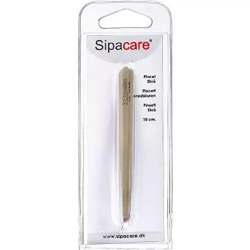 Sipacare Pincet Skrå, 10 cm - 1 stk.