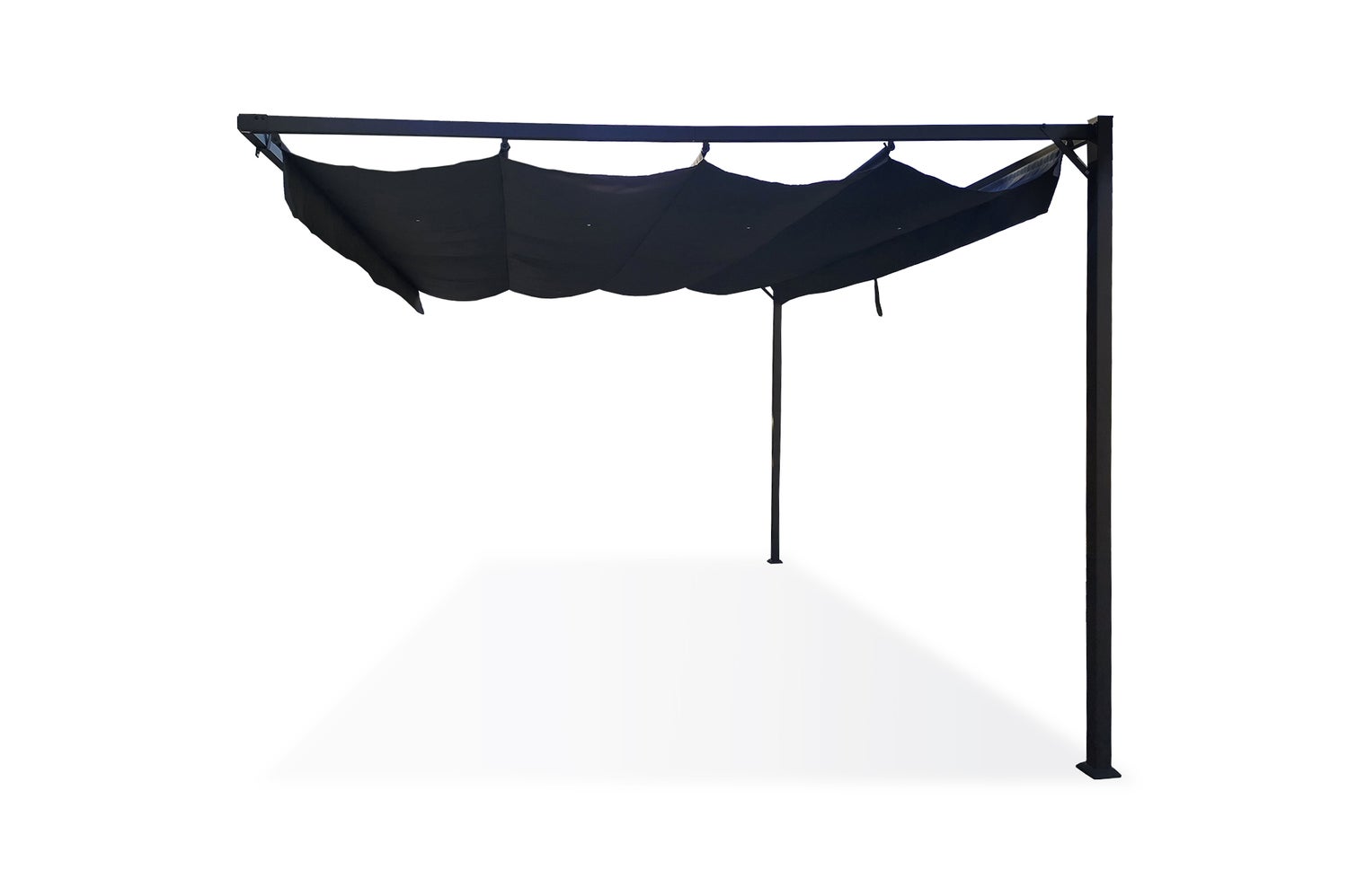 Pergola NOOSA 400L300 Antraciet Wandmontage
