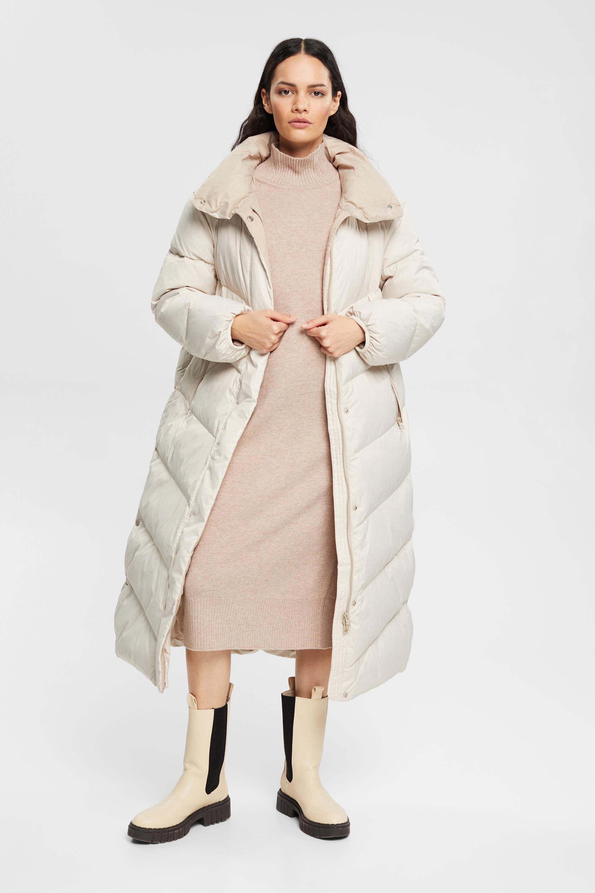Manteau matelassé garni en duvet recyclé