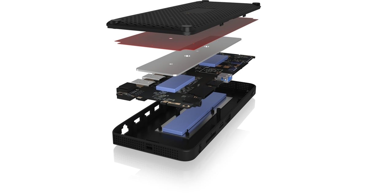 ICY BOXIB-DK2416-C 11-in-1 USB Type-C DockingStation with triple video output  (Zwart)