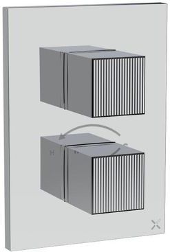 Crosswater - Crossbox Limit - Douchekraan - Chroom - Thermostatisch