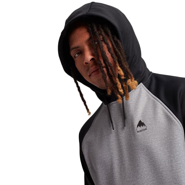 Sweat polaire snowboard BURTON M CROWN WPF PO GRYHTR/TRUBLK