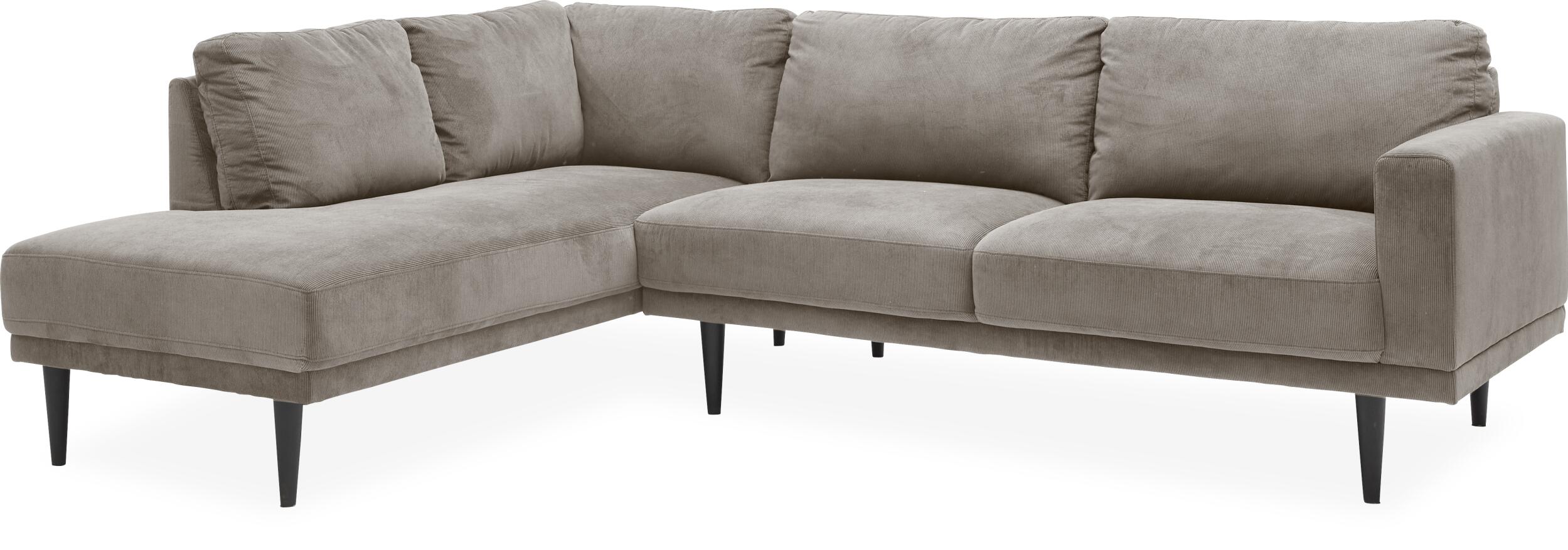 Mexico V1 venstrevendt hjørnesofa med pufafslutning