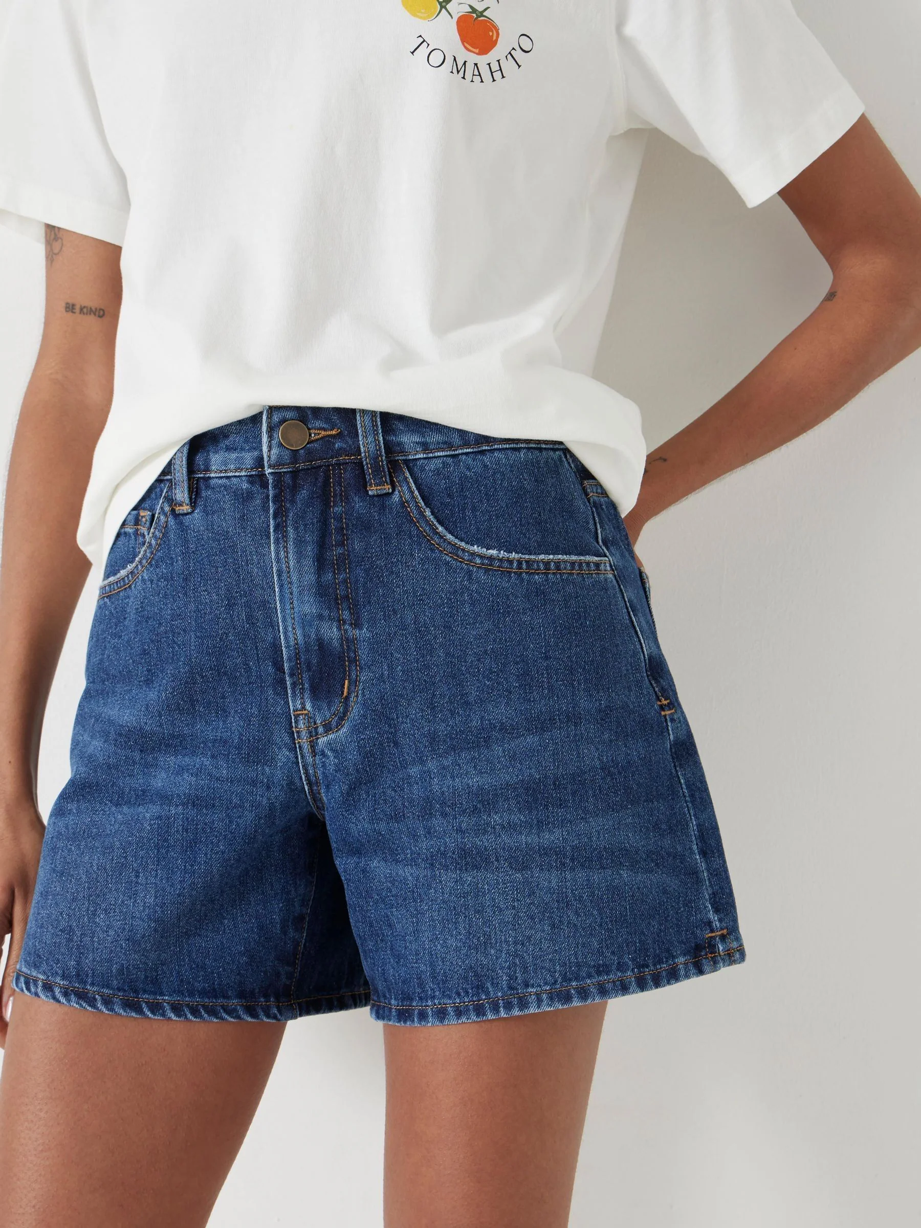 Blauw - Hush Essential Denim Shorts