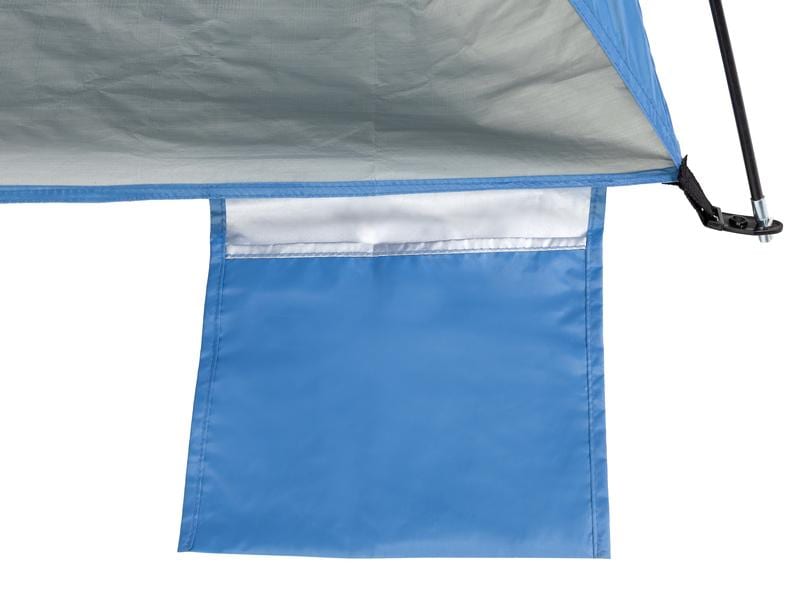 KOOR Strandzelt XL, Blau Strandmuschel schützt vor Sonne, Wind und leichtem Regen