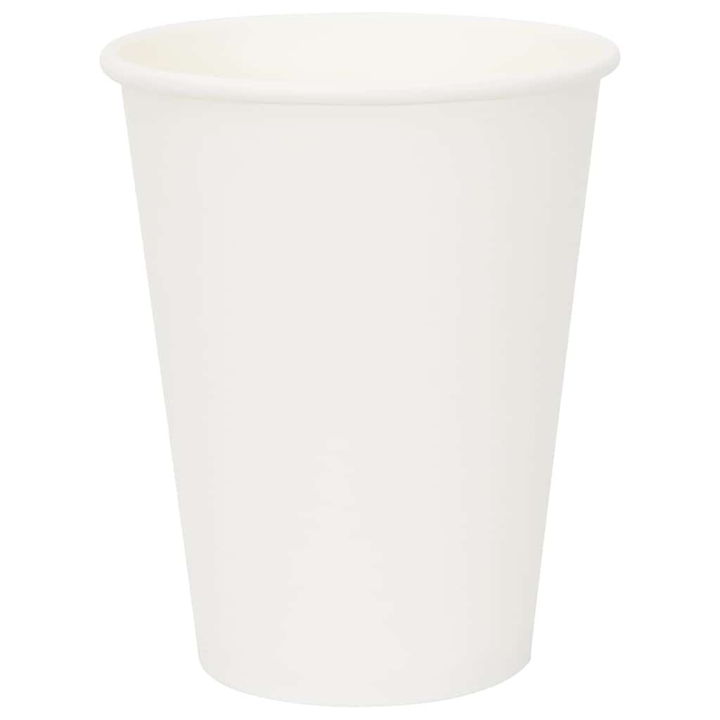 vidaXL Papieren Bekers, 1000 stuks, 300 ml, Wit