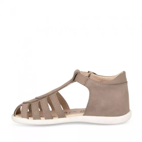 Sandales BEIGE FREEMOUSS BOY CUIR