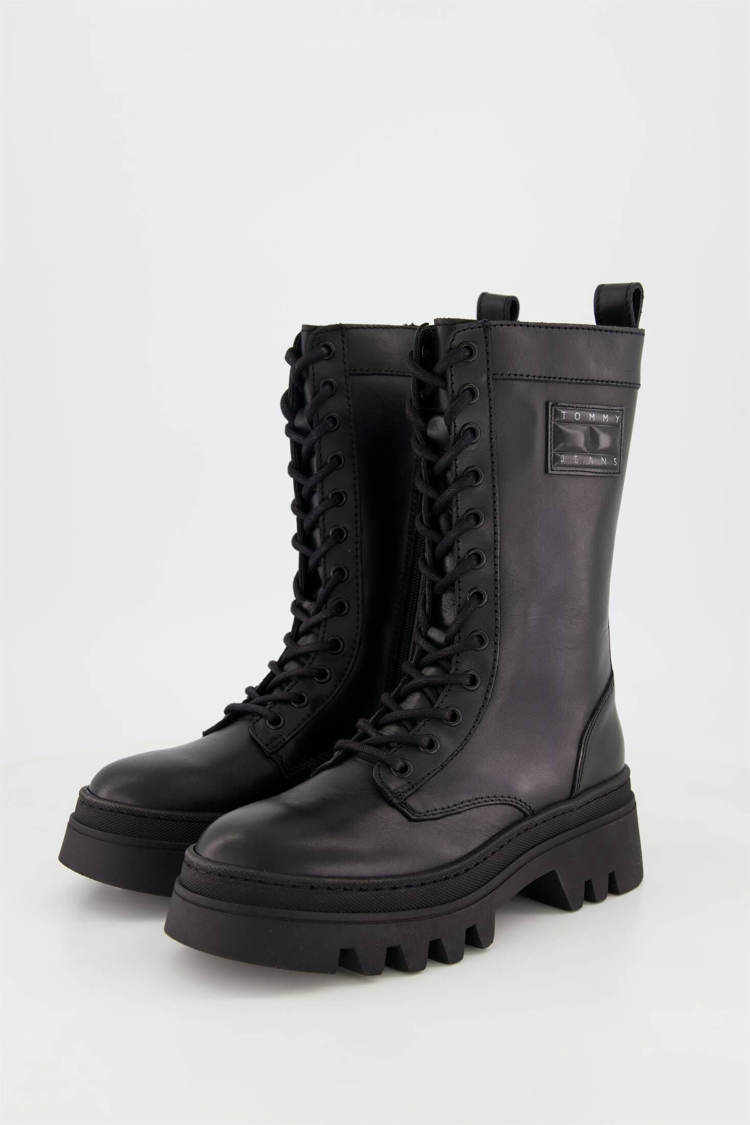 Tommy Jeans| Damen Lederschnürstiefel