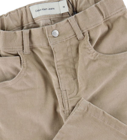 Calvin Klein Hosen - Cord - Rib Corduroy - Chateau Grey