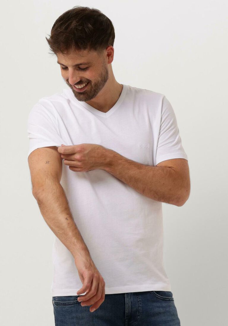 BOSS witte boss t-shirt tshirtvn 3p classic