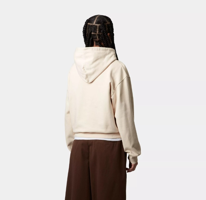 Carhartt WIP W' Hooded Casey Sweatshirt Peanut / Silver