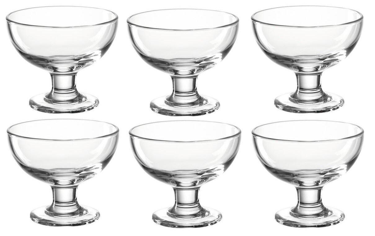 Dessert-Schale Cucina 12 cm, 6 Stück, TransparentSchalen Set