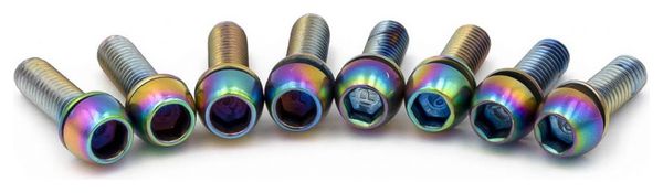 Kit de 8 Vis pour Potence Title DM1 Oil Slick