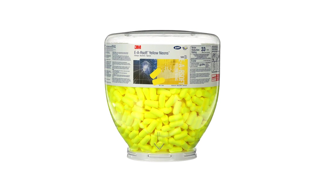 Ørepropper soft 500stk m/beholder - 3M
