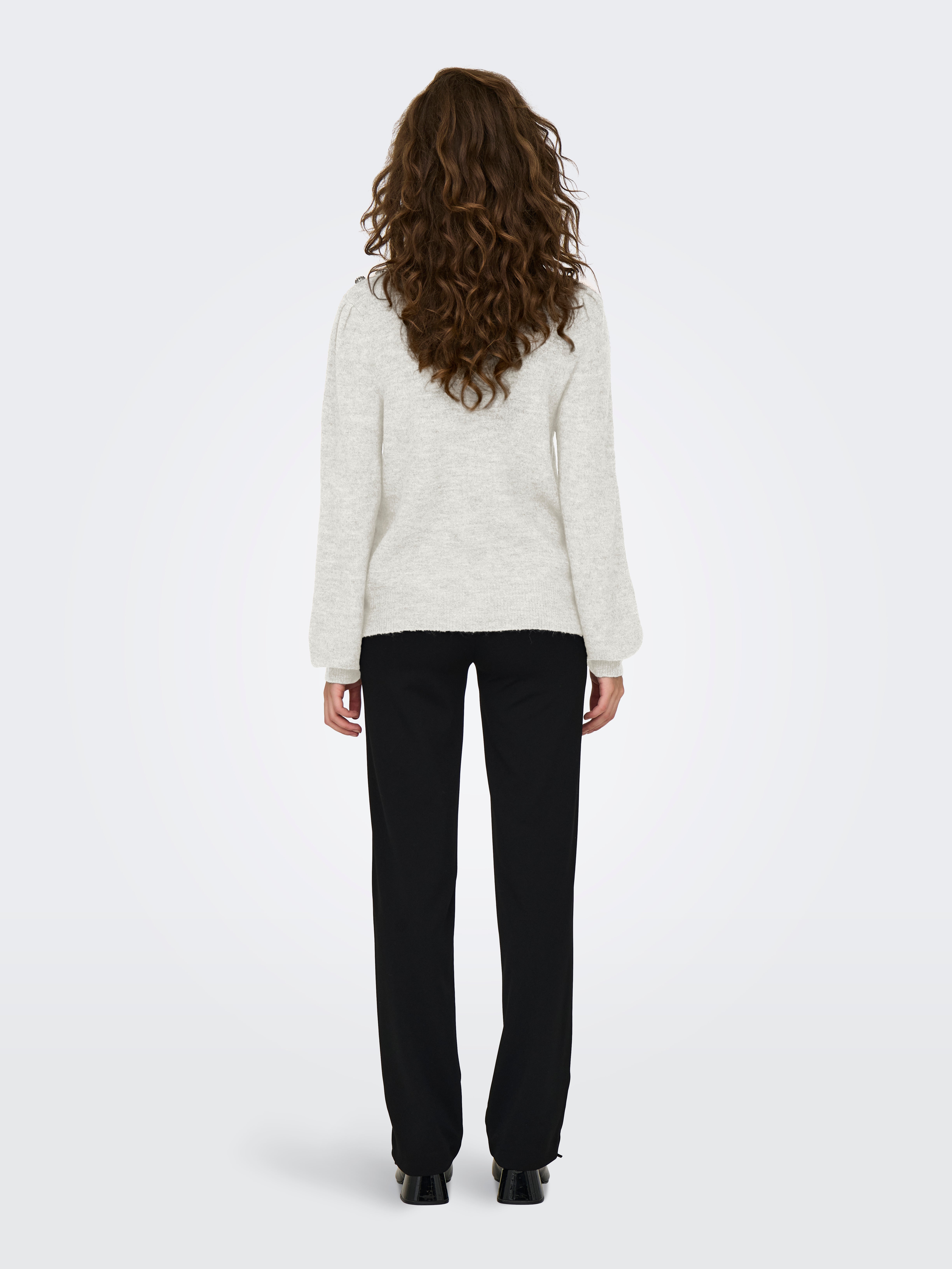 JDYELANORA Strickpullover Cloud Dancer