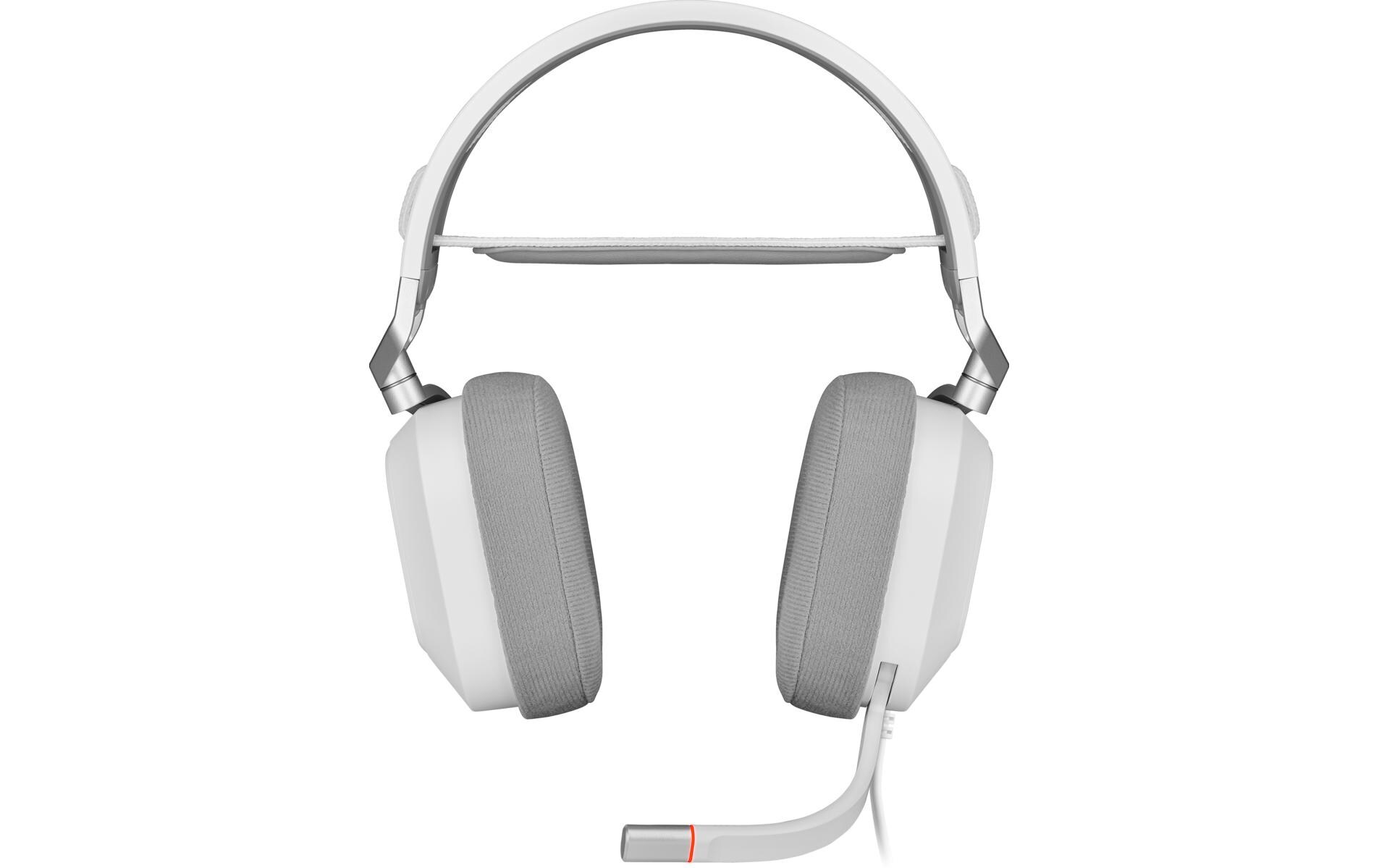 Headset HS80 RGB iCUE Weiss<br>Gaming-Headset mit 7.1-Surround-Sound
