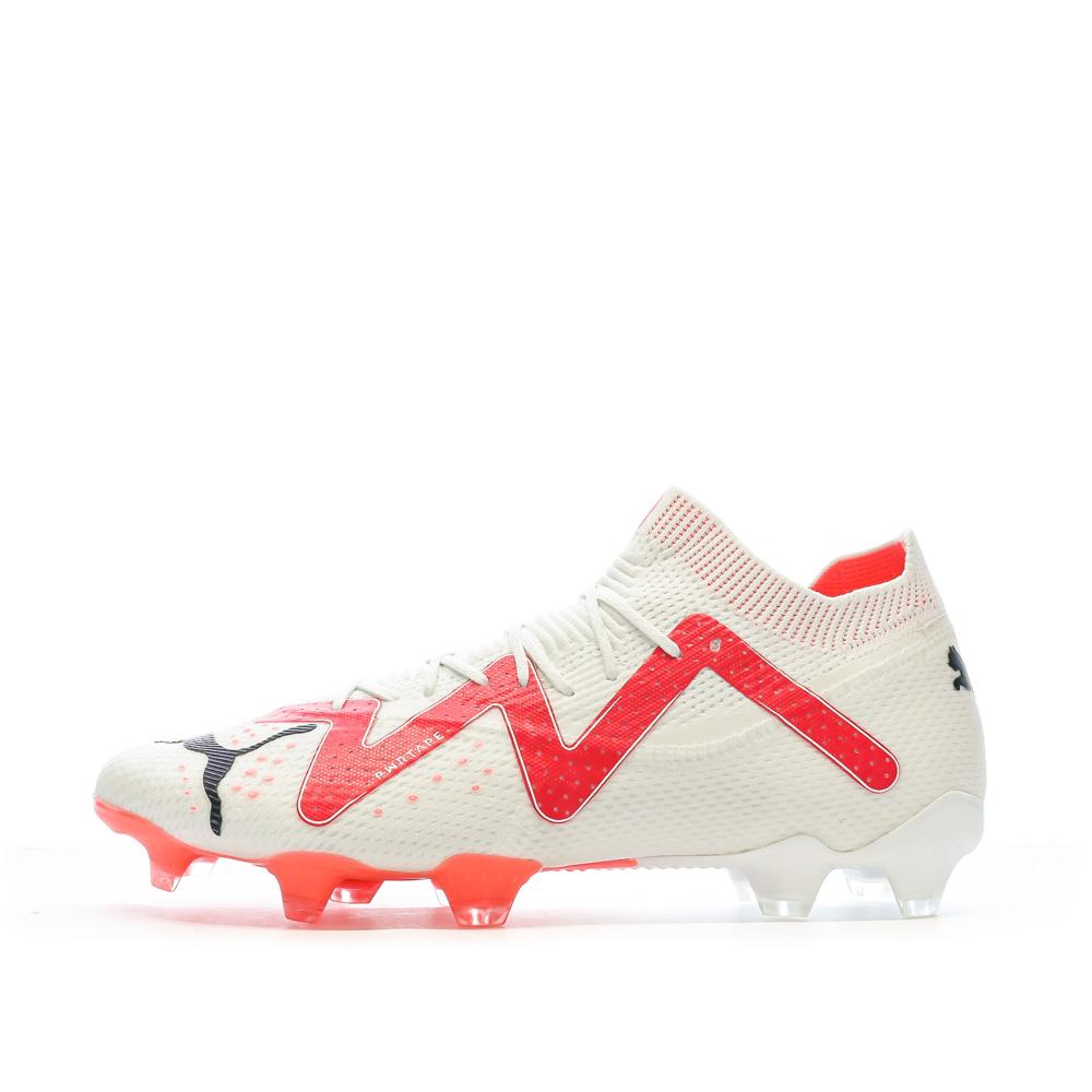 Puma Chaussures de foot Blanc/Rose Homme Puma Future Ultimate FG