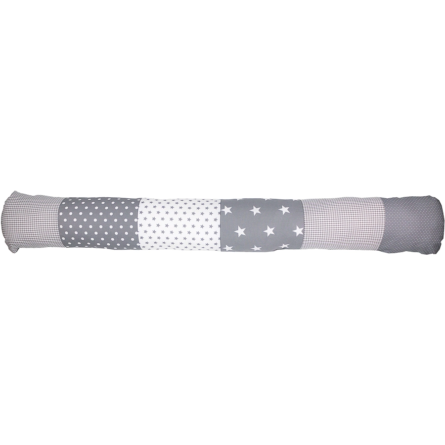 Ullenboom Baby-Bettschlange Graue Sterne 120 cm