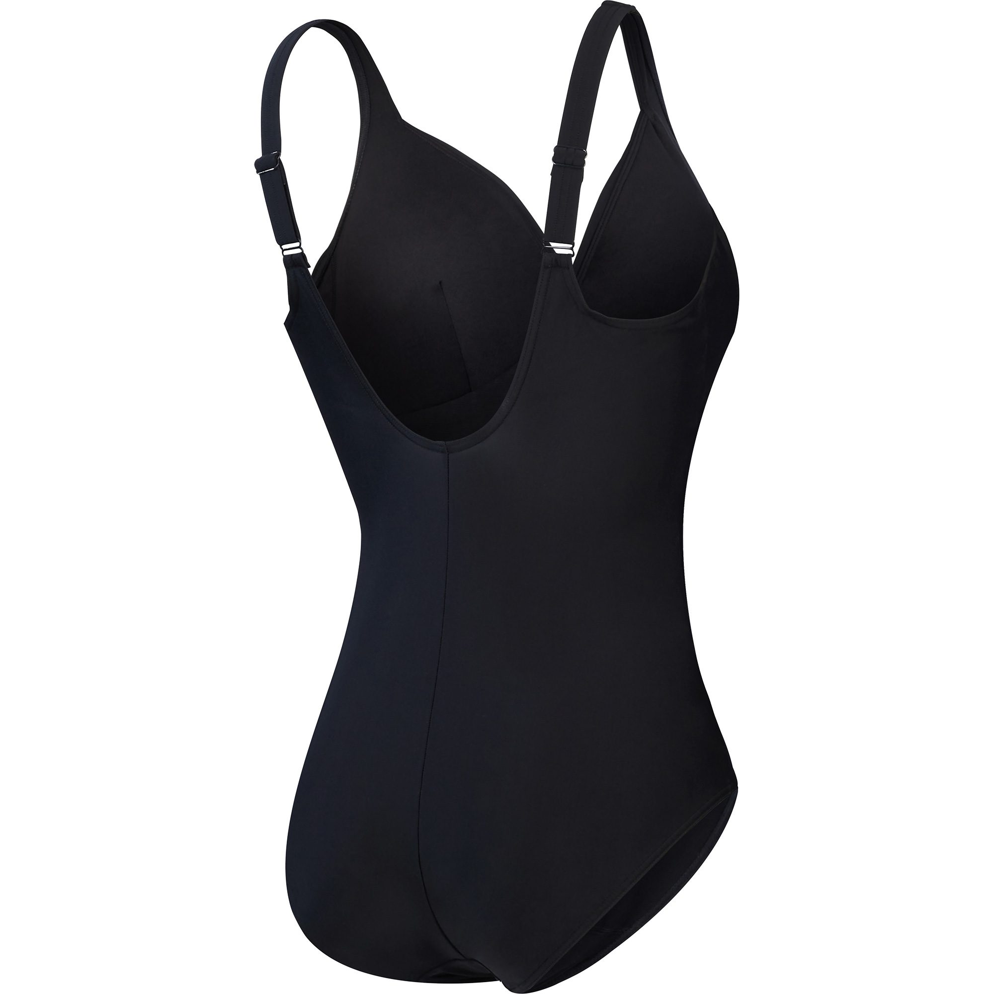 Speedo Shaping Cross Knot Badeanzug Damen schwarz