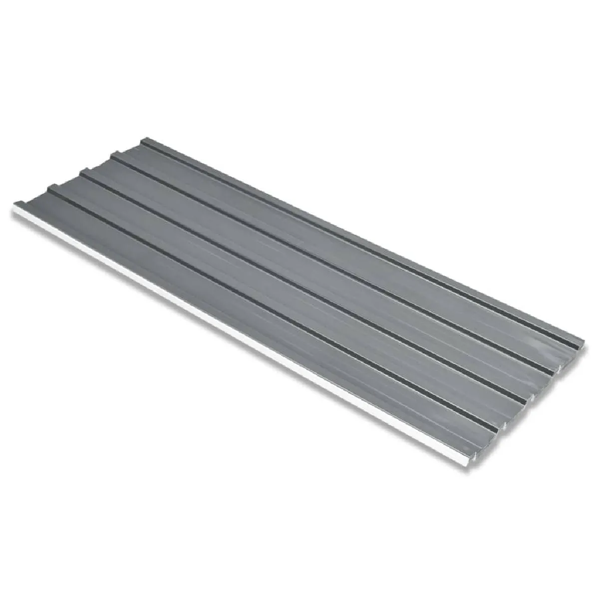 vidaXL Tôle en acier - Gris