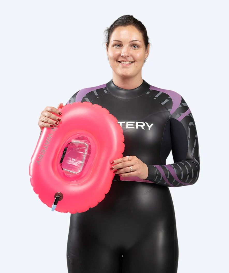 Watery svømmebøje til svømning - Donut - Pink