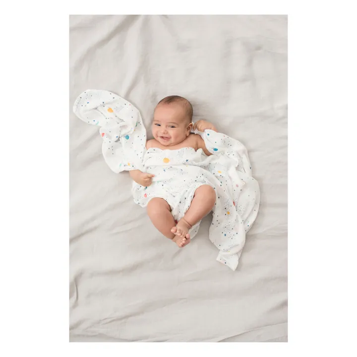 aden + anais Maxi-lange Stargaze | Blanc