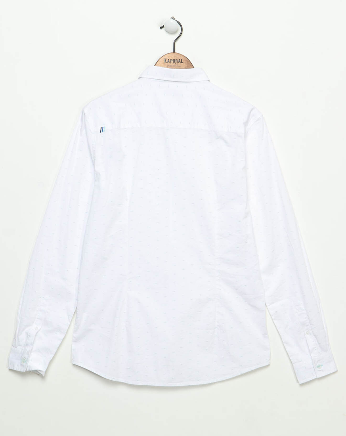 Kaporal 5 Chemise Slim Fit Clarke imprimé blanche