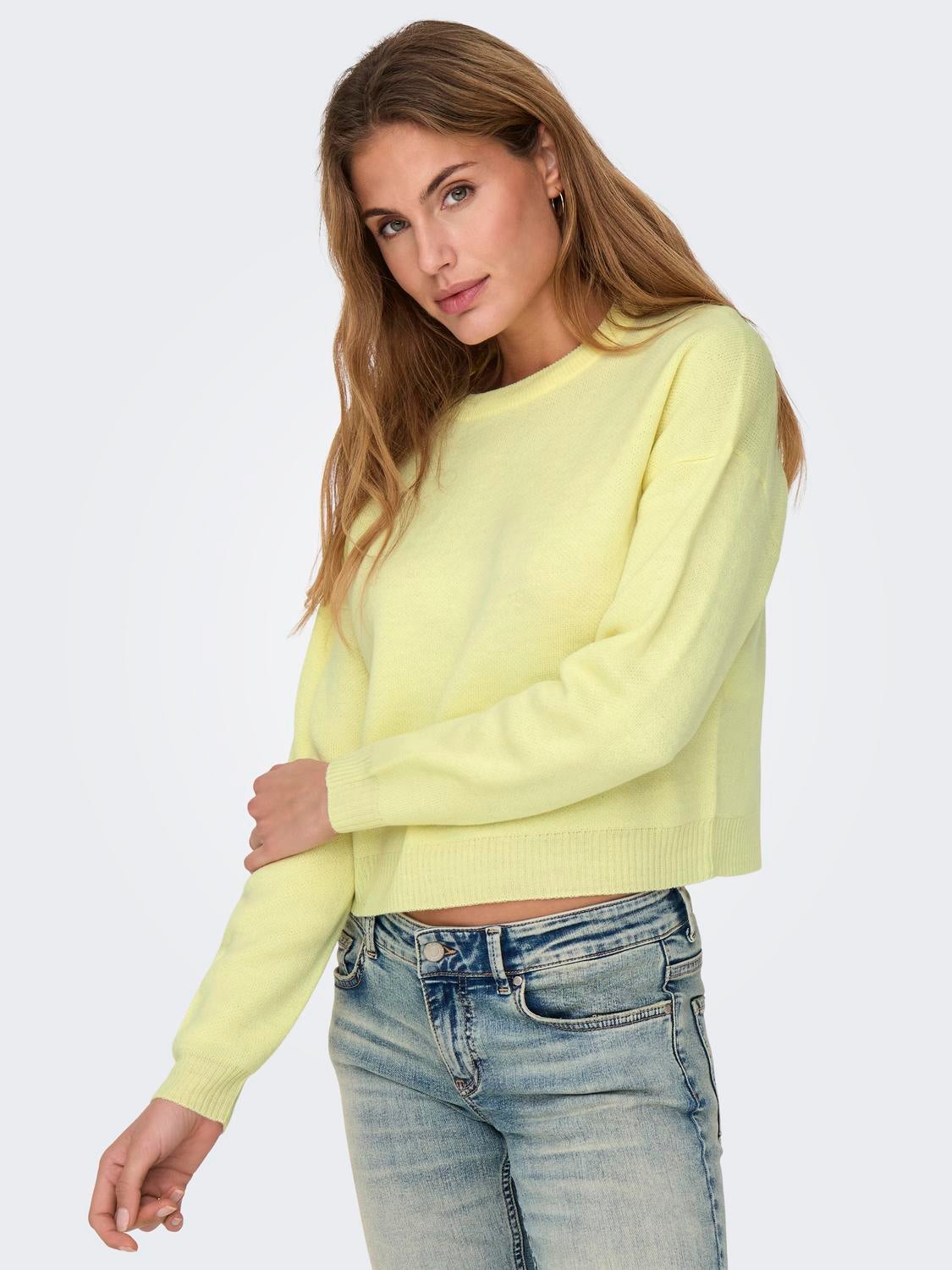 ONLBETTY Strickpullover Wax Yellow