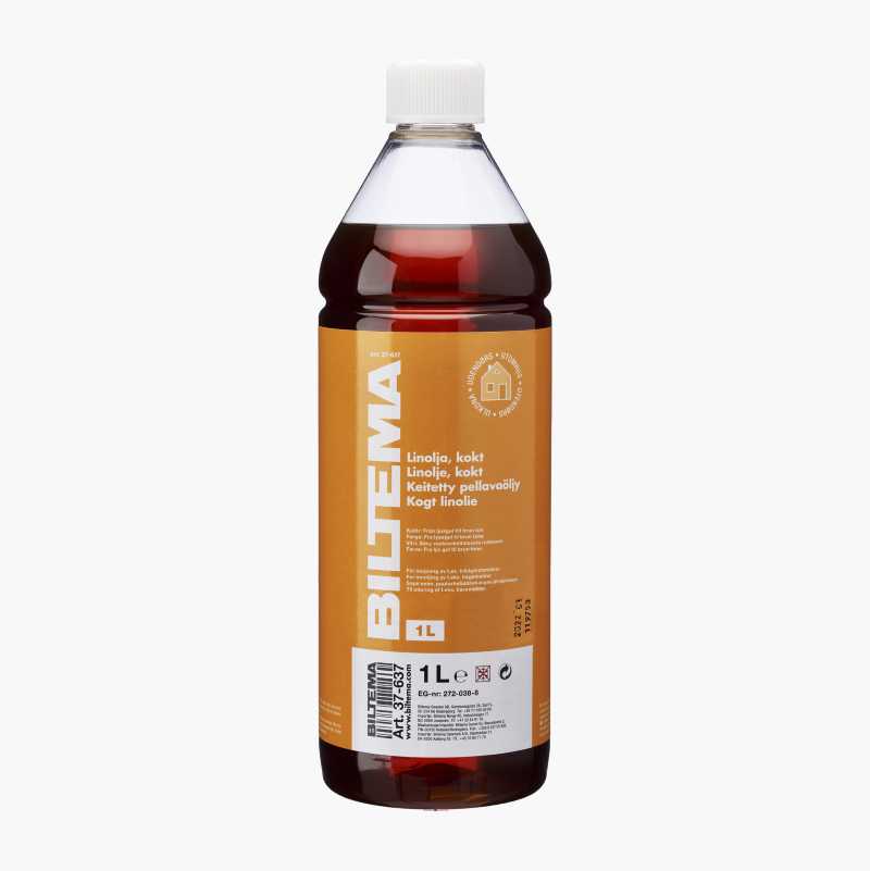 Linolje, kokt, 1 liter