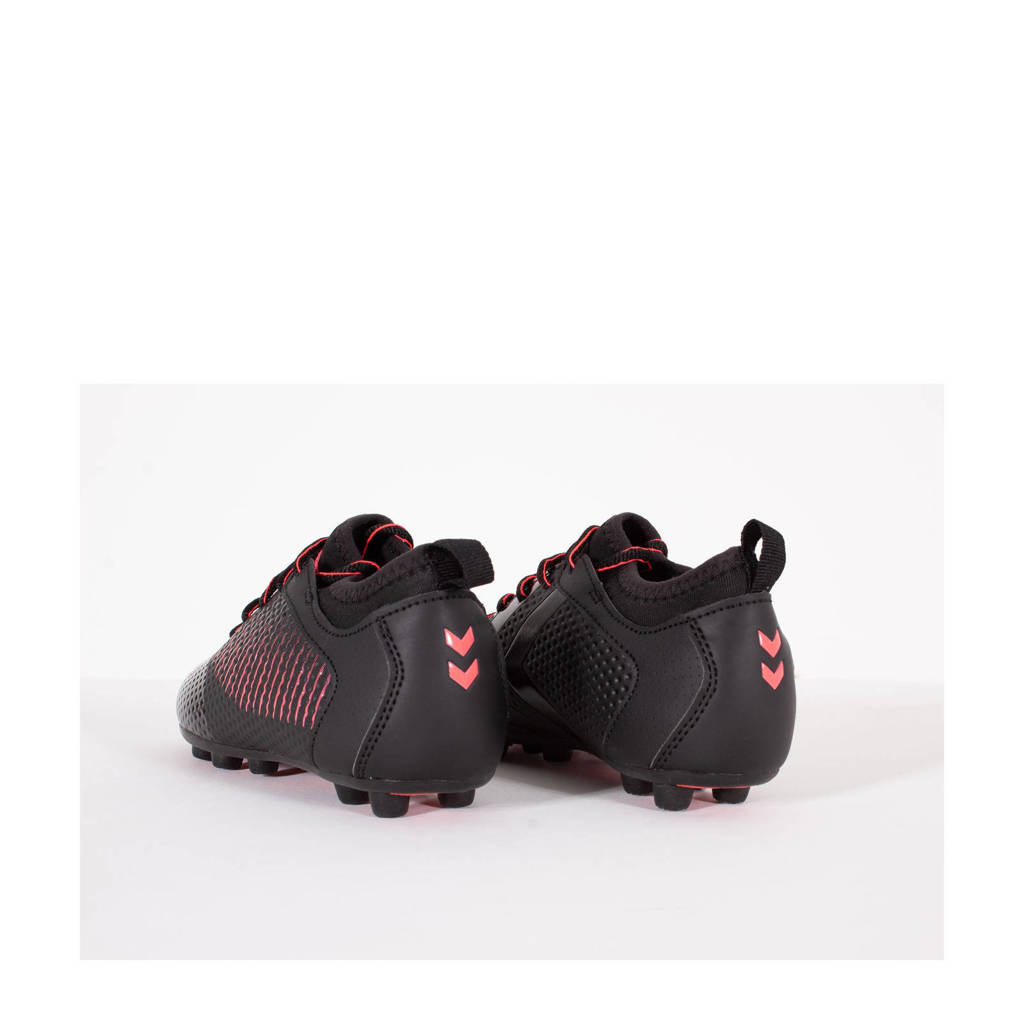 hummel Zoom FG junior voetbalschoenen zwart/rood