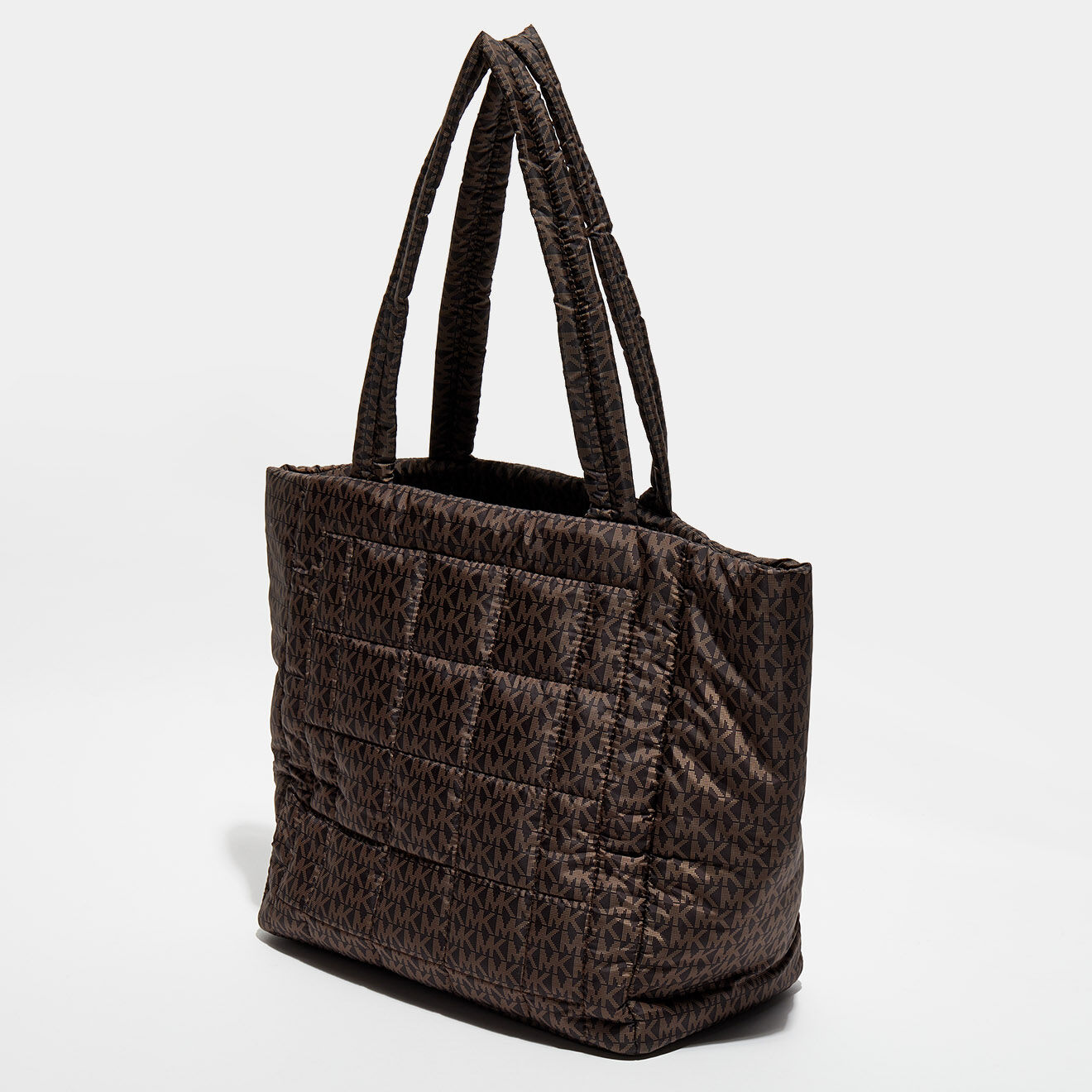 Michael Kors Cabas Lilah marron/noir - 43x29x17 cm