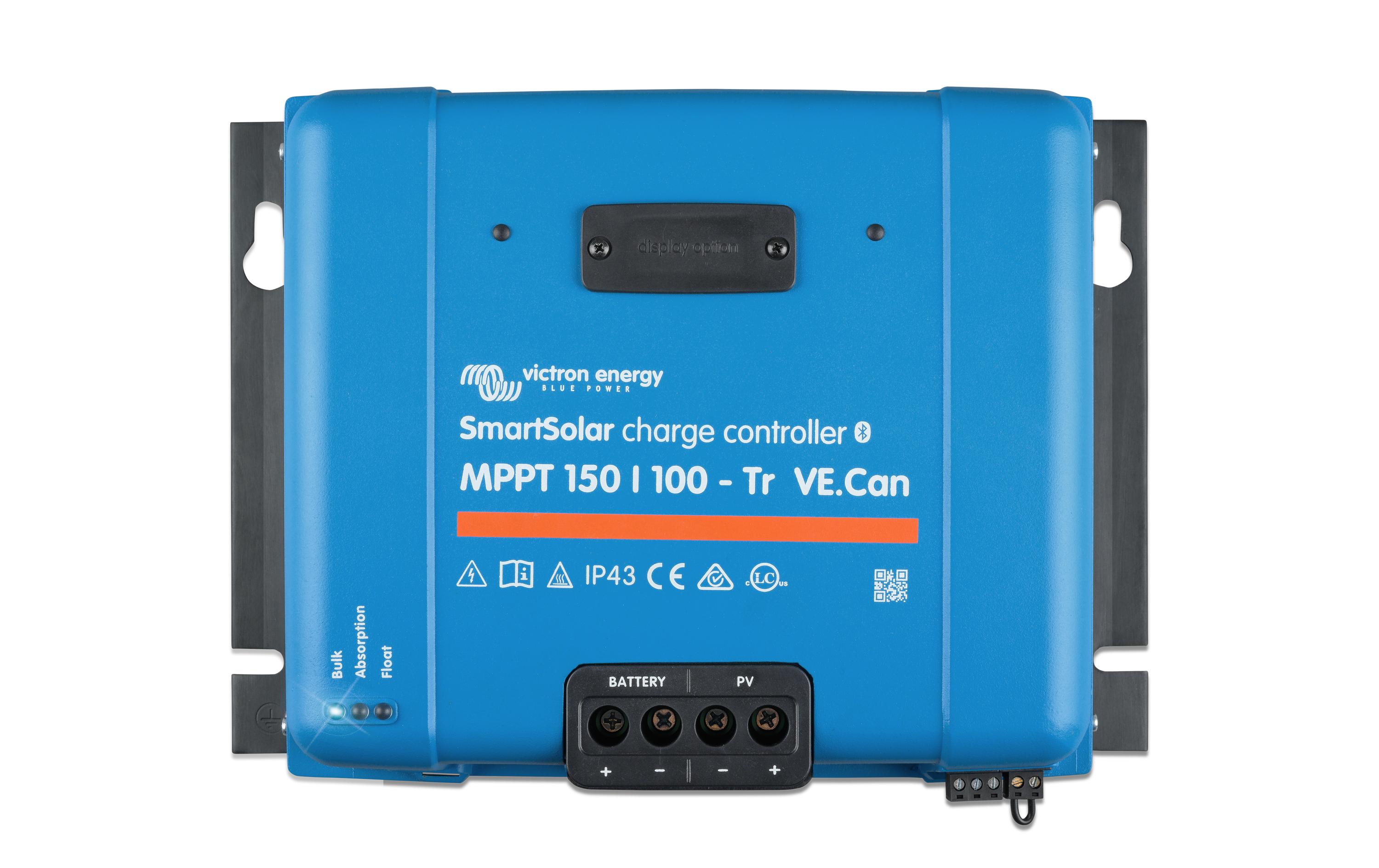Solarladeregler SmartSolar 150/100, 12-48 V 100A TR VE.CAN<br>MPPT- Regler mit einem Wirkungsgrad von über 98%