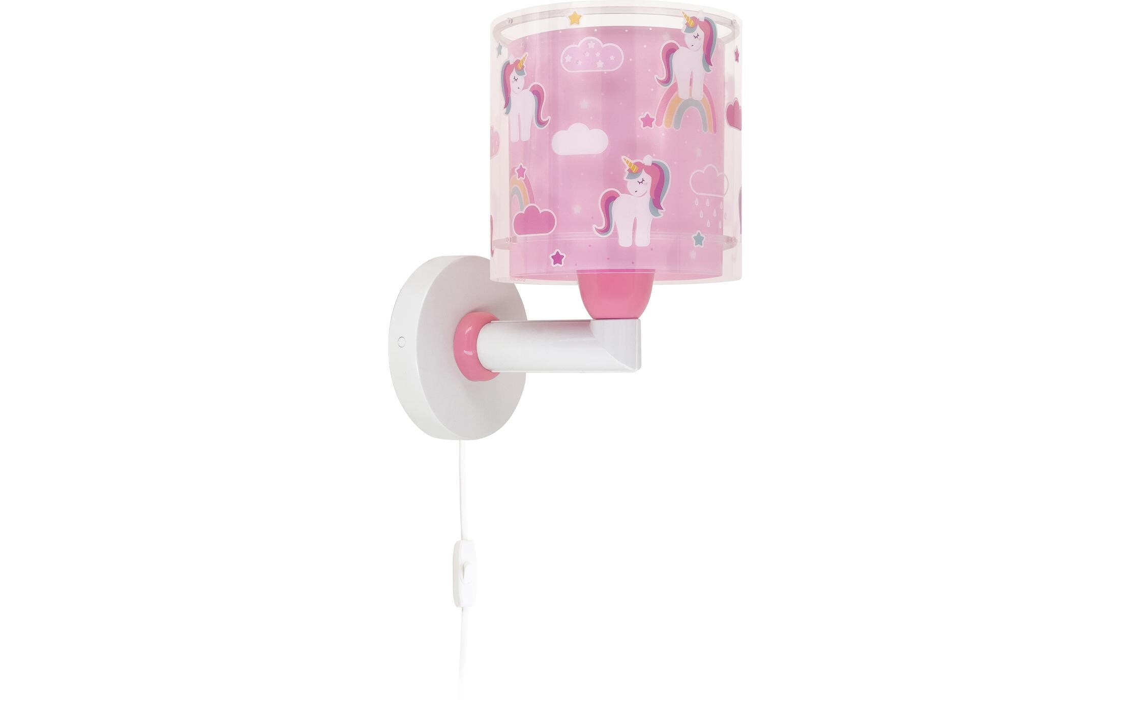 Wandleuchte UnicornsWandlampe mit Doppelschirm für Kinderzimmer