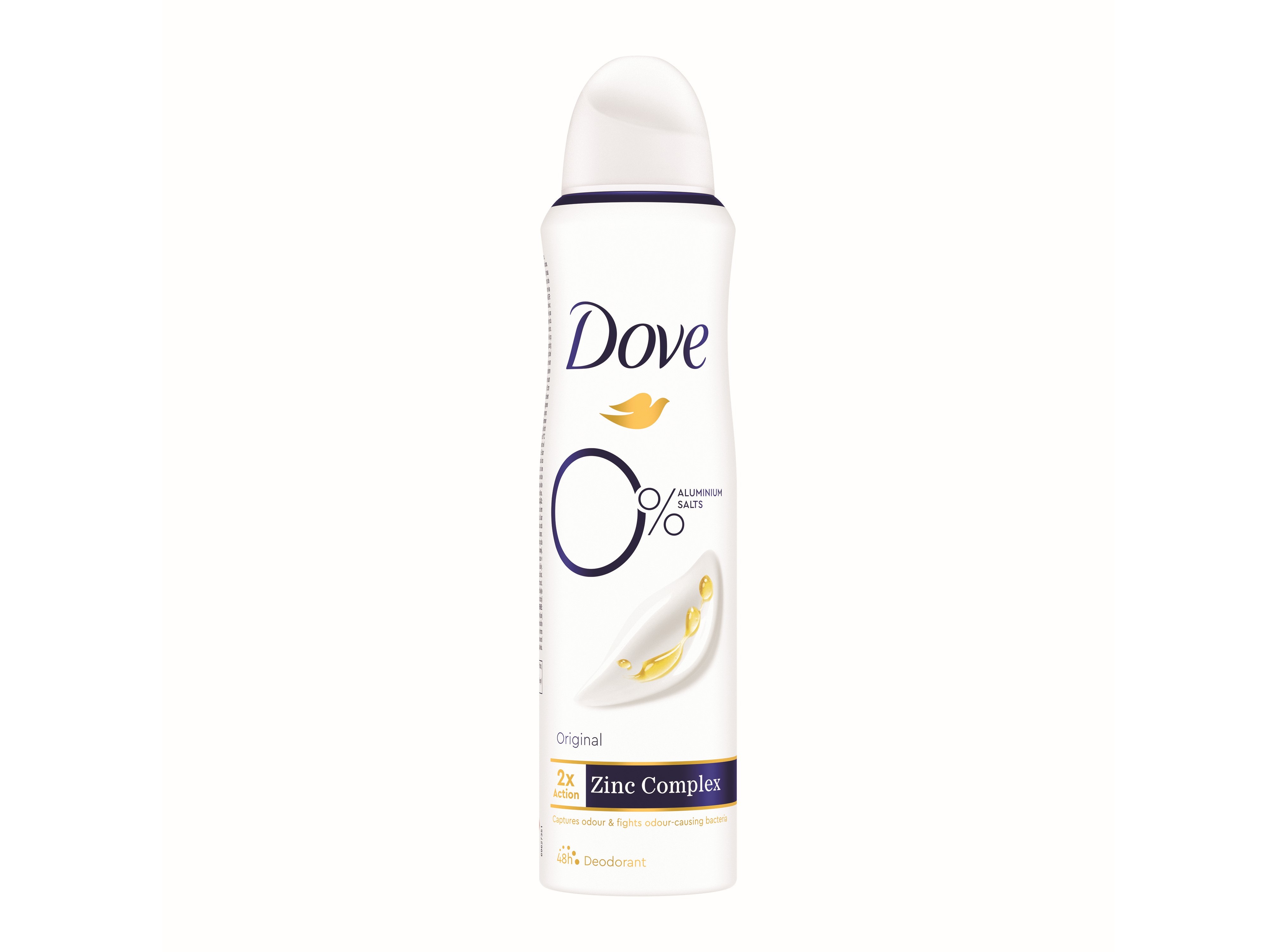 DESODORIZANTE SPRAY DOVE ORIGINAL 0% ALUMÍNIO 150ML