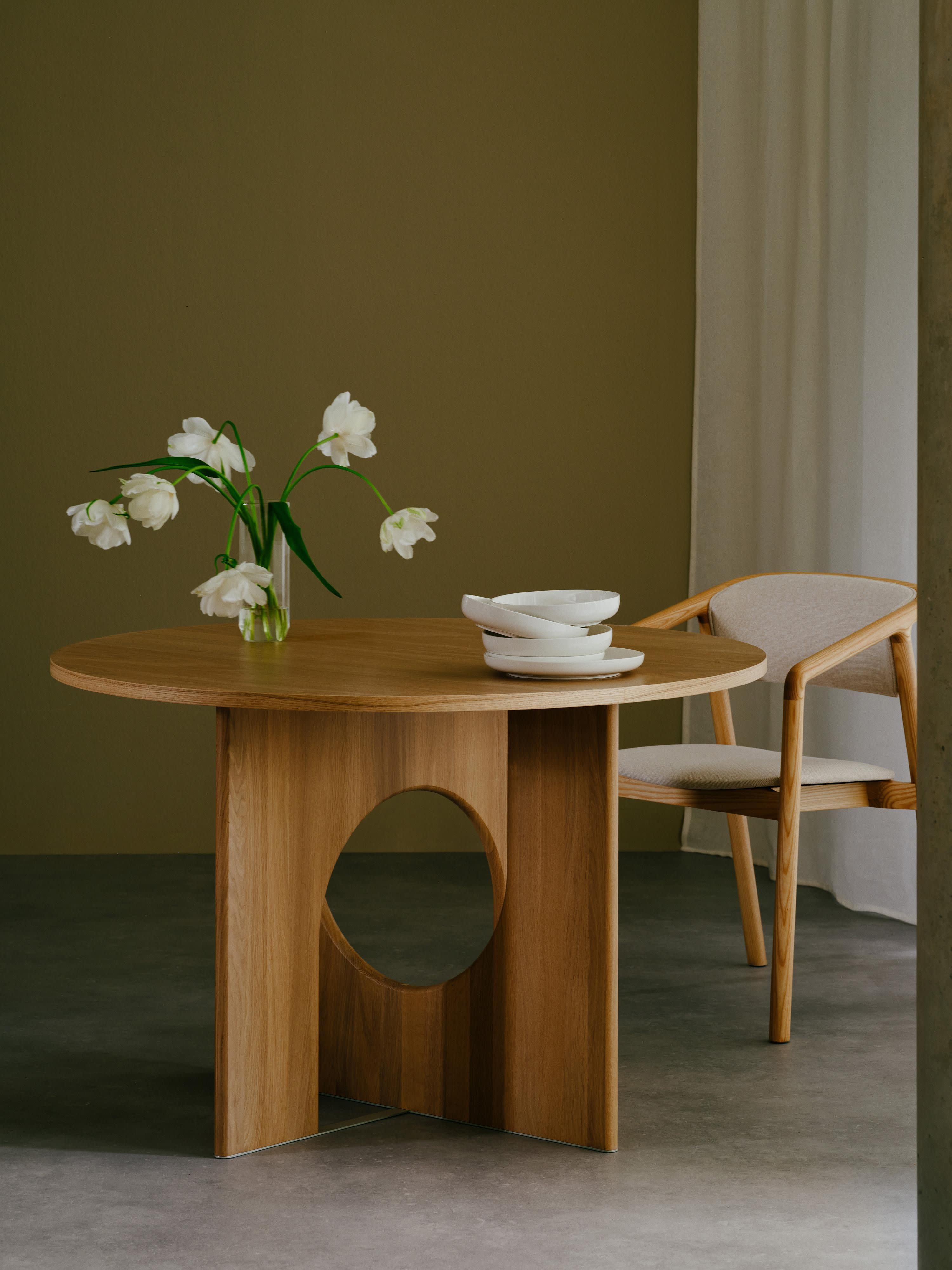 Ronde eettafel Apollo, in verschillende formaten