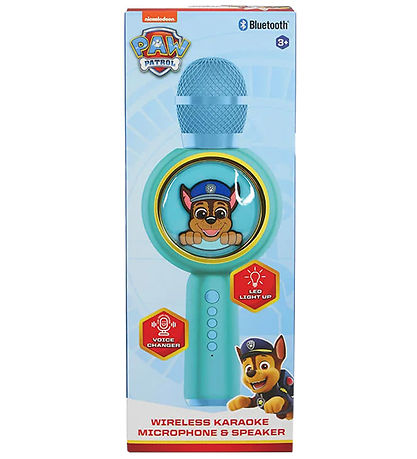 OTL Mikrofon - Paw Patrol - LED - Kabelloses Karaoke - Türkis