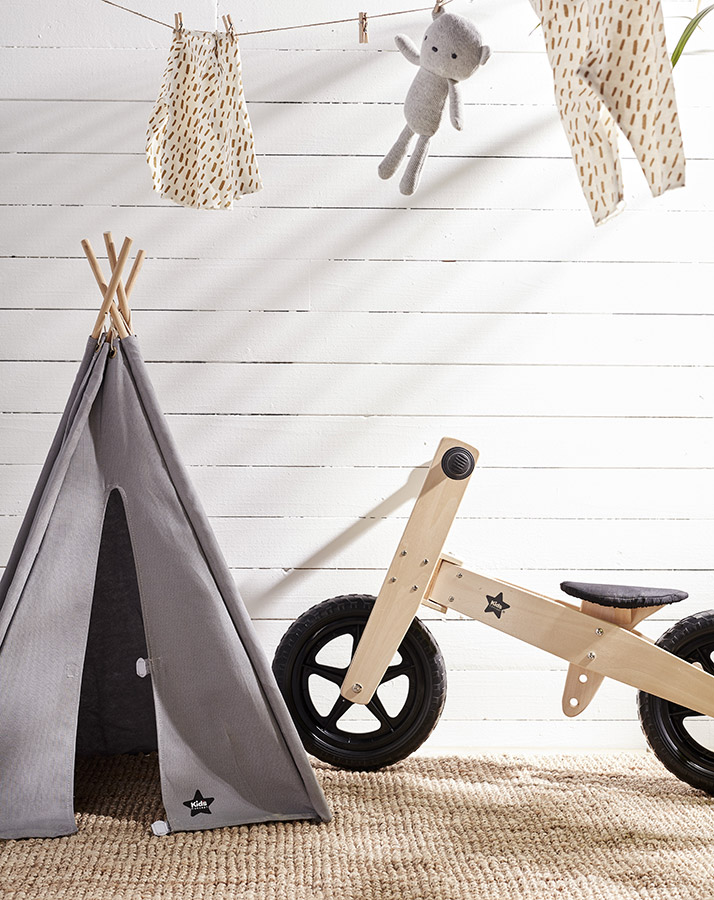 Spielzelt MINI TIPI in grau